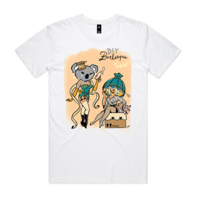 Unisex DIY Burlesque by Just Call Me Cat Tshirt Thumbnail