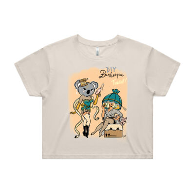 Crop DIY Burlesque by Just Call Me Cat Tshirt Thumbnail